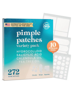 Parches Hidrocoloides para Granitos LivaClean - 272 Unidades