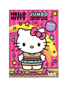 Conjunto de Libros para Colorear Hello Kitty con Stickers y Llavero 2