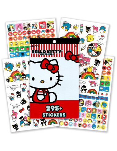 Conjunto de Libros para Colorear Hello Kitty con Stickers y Llavero