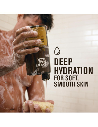 Gel de Ducha Hidratante Every Man Jack Ámbar + Sándalo 2x24oz