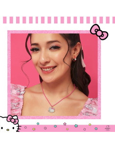 Collar Colgante Hello Kitty Sanrio Ajustable 40.64 cm Rosa 2