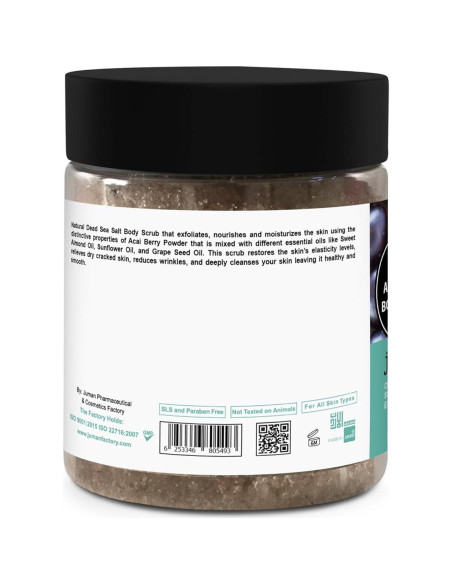 Exfoliante Corporal Juman con Minerales del Mar Muerto 324g Exfoliante Corporal Juman con Minerales del Mar Muerto 324g