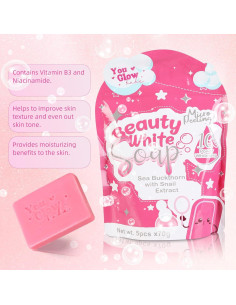 Jabón Hidratante You Glow Babe Espino Marino 5x70g 2