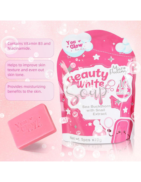 Jabón Hidratante You Glow Babe Espino Marino 5x70g