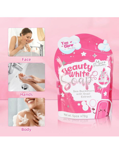 Jabón Hidratante You Glow Babe Espino Marino 5x70g