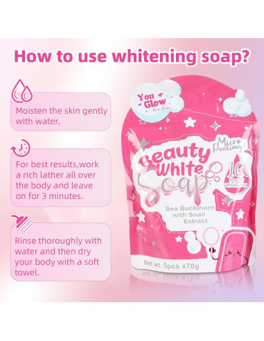 Jabón Hidratante You Glow Babe Espino Marino 5x70g