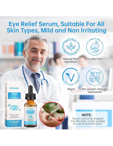 Suero para Ojos MIZEEYE 2 PCS - Tratamiento Chalazión y Blefaritis