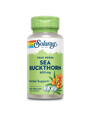 Cápsulas Veganas de Espino Marino Solaray 600mg - 100 Unidades