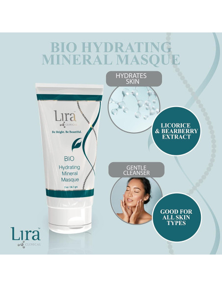 Mascarilla Facial Mineral Hidratante Lira Clinical 59 ml - Anti-acné y Antienvejecimiento