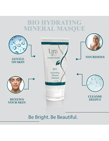 Mascarilla Facial Mineral Hidratante Lira Clinical 59 ml - Anti-acné y Antienvejecimiento