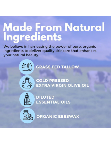 Bálsamo de Sebo Orgánico Naturallow 113g Cítrico - Hidratante Piel