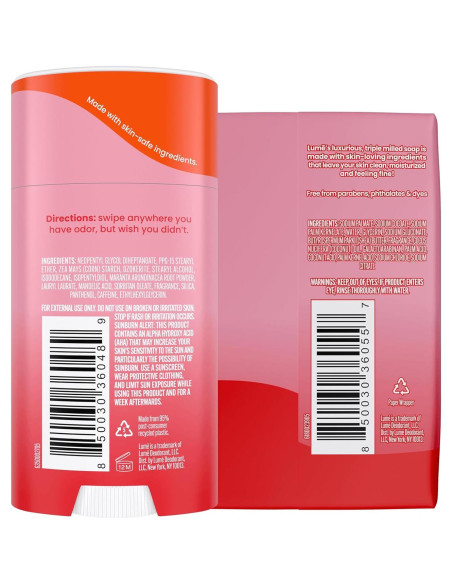 Desodorante y Jabón Lume Rosa Peonía - 2 Piezas 255g Desodorante y Jabón Lume Rosa Peonía - 2 Piezas 255g