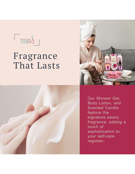 Cesta de Spa Floral Peonía Freida y Joe - Set 7 Piezas Cesta de Spa Floral Peonía Freida y Joe - Set 7 Piezas