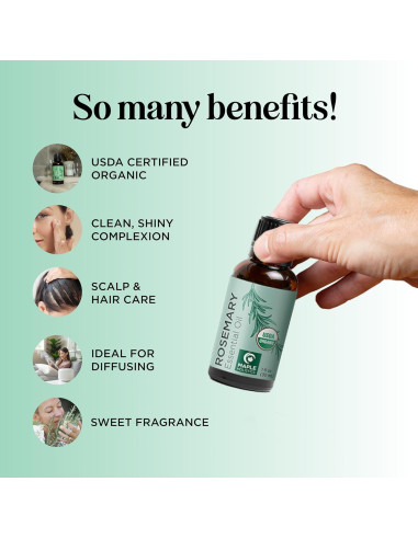 Aceite Esencial de Romero Orgánico 30 ml - Maple Holistics