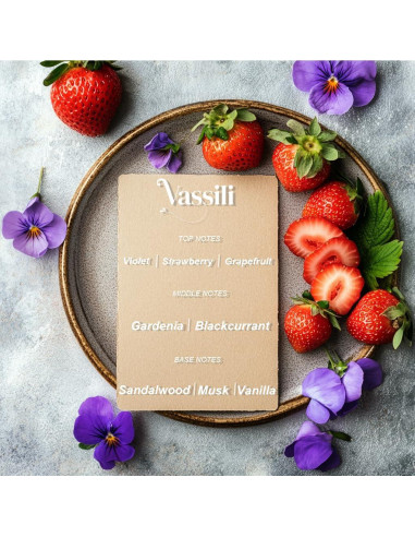 Jabón Natural Premium Vassili 139.5g Fragancia Fresa