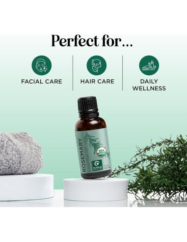 Aceite Esencial de Romero Orgánico 30 ml - Maple Holistics