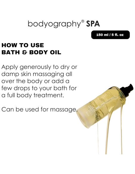 Aceite Corporal y de Baño Bodyography Spa 118 ml - Ámbar de Vainilla Aceite Corporal y de Baño Bodyography Spa 118 ml - Ámbar de Vainilla