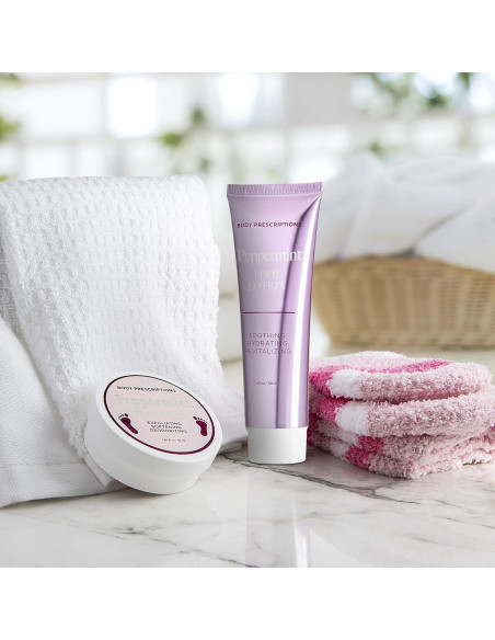 Set de Spa para Pies Live Green - Exfoliante y Loción Menta