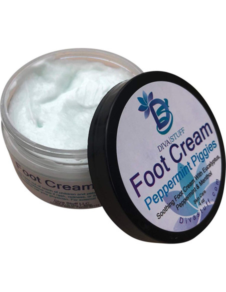 Crema para Pies Refrescante Diva Stuff 113g con Menta y Eucalipto Crema para Pies Refrescante Diva Stuff 113g con Menta y Eucalipto