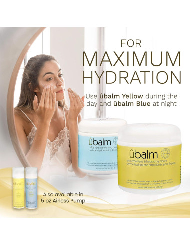 Crema Emoliente Ubalm Amarillo 473 ml con Aloe Vera y Limón