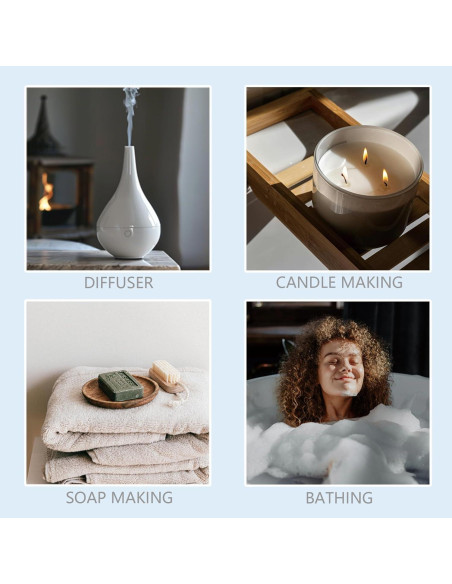 Juego de Aceites Esenciales Durikant 6-Pack 9.8 ml Puro Natural Juego de Aceites Esenciales Durikant 6-Pack 9.8 ml Puro Natural