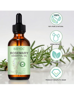 Aceite de Romero 60ml QINGWA para Cabello y Piel 2