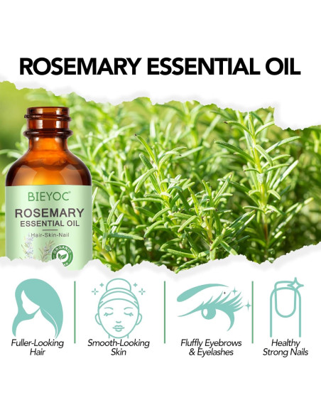 Aceite de Romero 60ml QINGWA para Cabello y Piel Aceite de Romero 60ml QINGWA para Cabello y Piel