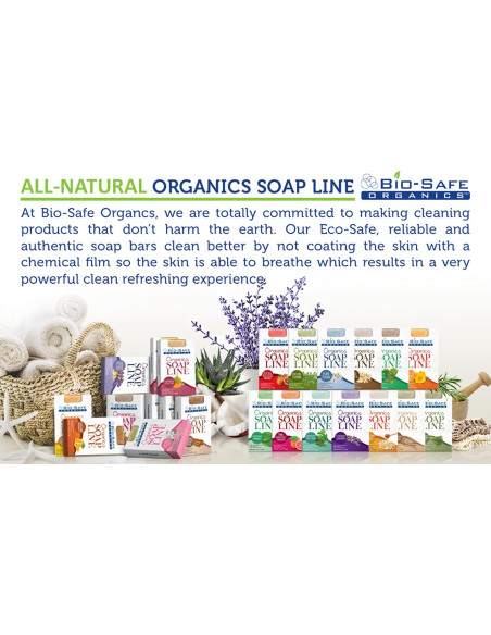 Jabón Natural de Tomillo Orgánico Bio-Safe 113g - Hecho en EE. UU. Jabón Natural de Tomillo Orgánico Bio-Safe 113g - Hecho en EE. UU.