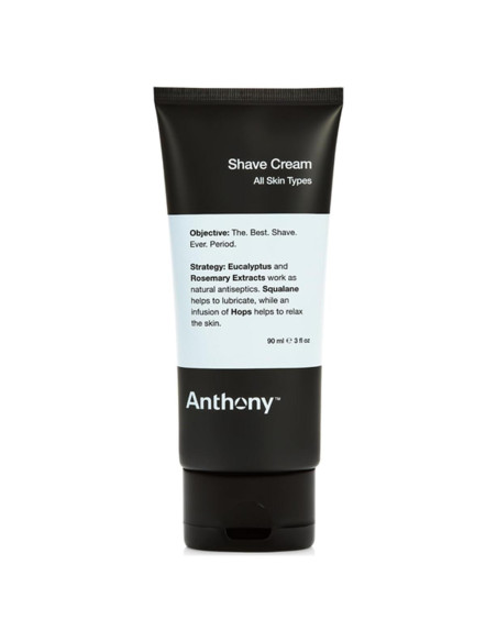 Crema de Afeitar Anthony 89 ml para Piel Sensible - Eucalipto y Menta Crema de Afeitar Anthony 89 ml para Piel Sensible - Eucalipto y Menta
