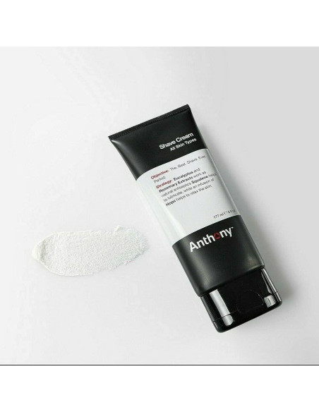 Crema de Afeitar Anthony 89 ml para Piel Sensible - Eucalipto y Menta Crema de Afeitar Anthony 89 ml para Piel Sensible - Eucalipto y Menta