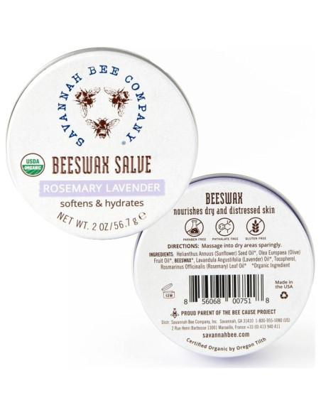 Salve Hidratante para Manos y Uñas Savannah Bee 56.7g