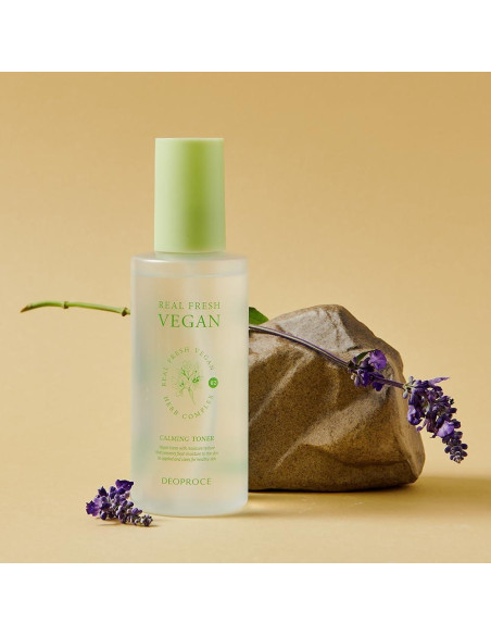 Tónico Calmante Vegano Deoproce Real Fresh 200 ml - Cuidado Piel Coreano