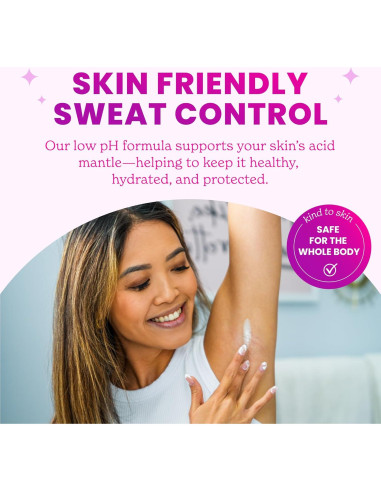 Desodorante Corporal Lume Plus Control de Sudor 85g - Polvo Suave y Salvia Lavanda