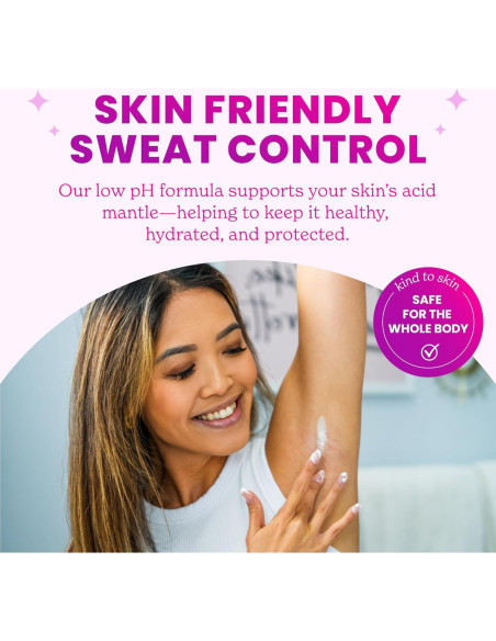 Desodorante Corporal Lume Plus Control de Sudor 85g - Polvo Suave y Salvia Lavanda