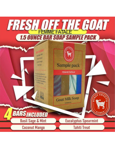 Juego de Jabones Artesanales Honey Sweetie Acres - 4 Fragancias Naturales 2