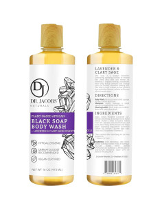 Jabón Líquido Negro Africano Dr Jacobs 2x16oz Lavanda Salvia 2