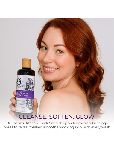 Jabón Líquido Negro Africano Dr Jacobs 2x16oz Lavanda Salvia