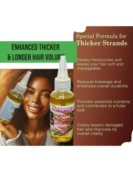 Aceite Nutritivo para Cabello Romero Menta Eucalipto 59 ml