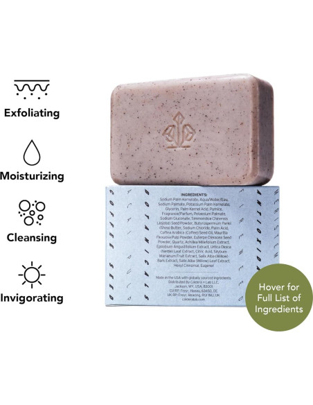 Barra Jabón Exfoliante Caldera + Lab 199g Vegano Orgánico Barra Jabón Exfoliante Caldera + Lab 199g Vegano Orgánico