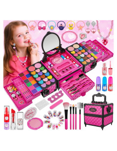 Kit de Maquillaje para Niñas 99 Piezas Kuovei - Cosméticos Lavables