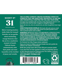 Jabón de manos Caldrea 305.9 ml Aloe Vera y Naranja 2