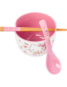 Tazón Cerámica Ramen Hello Kitty 20 oz Manzana y Canela 2