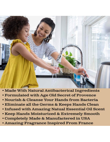 Jabón Antibacteriano Líquido Olivia Care 549 ml - Salvia y Árbol de Té