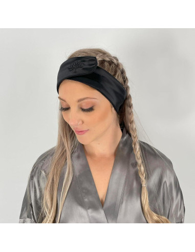 Banda Glam de Seda Mulberry Park - Accesorio para Maquillaje