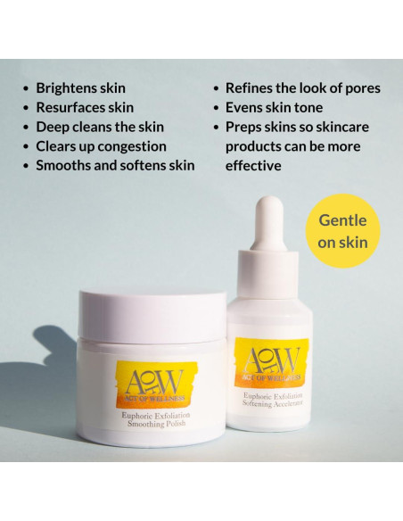 Exfoliante Facial Semanal Eufórica 56.7g Ácido Láctico y Glicólico