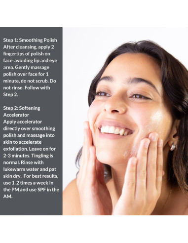 Exfoliante Facial Semanal Eufórica 56.7g Ácido Láctico y Glicólico