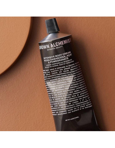 Crema Corporal Intensiva Grown Alchemist 120ml - Rosa Damascena, Acai y Granada