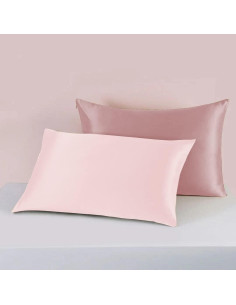 Funda de Almohada de Seda Morera 25 Momme Beauty of Orient Rey 2