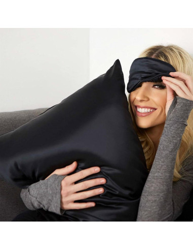 Fundas de Almohada de Seda Morera ROSEWARD 19 Momme Reina 2 Pzs