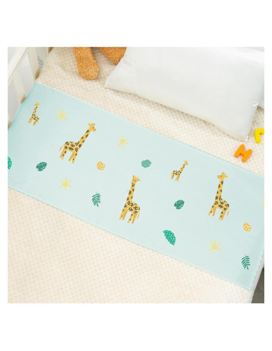 Funda de Cuna de Seda PROMEED 100% Morera 23 Momme Jirafa